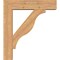Ekena Millwork Funston Block Smooth Bracket w/ Offset Brace, Western Red Cedar, 7 1/2"W x 32"D x 36"H BKT0806X32X36FST05SWR - alternate 2